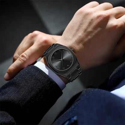 Arabic Dial full Mat Black chain