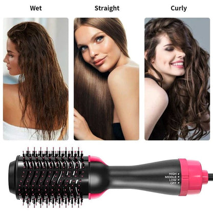 3 in 1 Hot Air Brush Hair Dryer & Styler