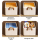 Custom Home Closet Clothes Wardrobe Jeans Storage Box Drawer Divider Foldable Toy Underwear Organizer Fabric Storage Bins