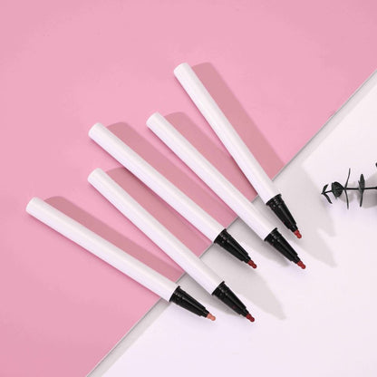 Makeup Smudge Proof Natural Waterproof Long Lasting Quick Dry Lipstick Color Liquid Lip Stain Marker Pen Lip Liner