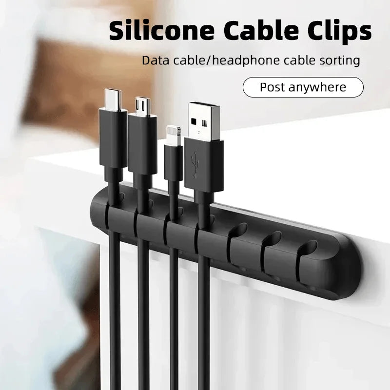 Cable Organizer Management Wire Holder Flexible for phone