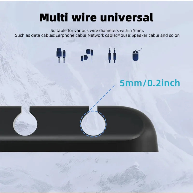 Cable Organizer Management Wire Holder Flexible for phone