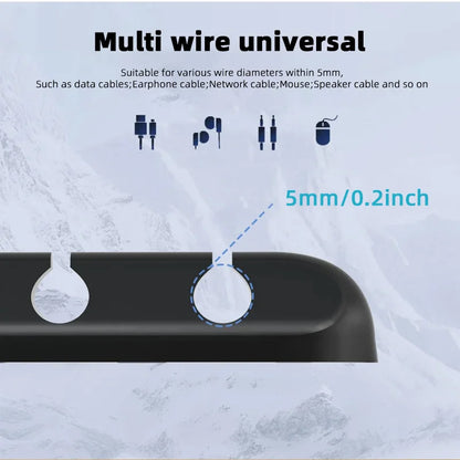 Cable Organizer Management Wire Holder Flexible for phone